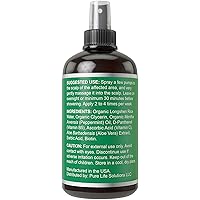 Vista 6 de Spray de agua de biotina + menta + arroz para el crecimiento del cabello. Acondicionador vegano sin enjuague para mujeres, hombres. Fortalece e
