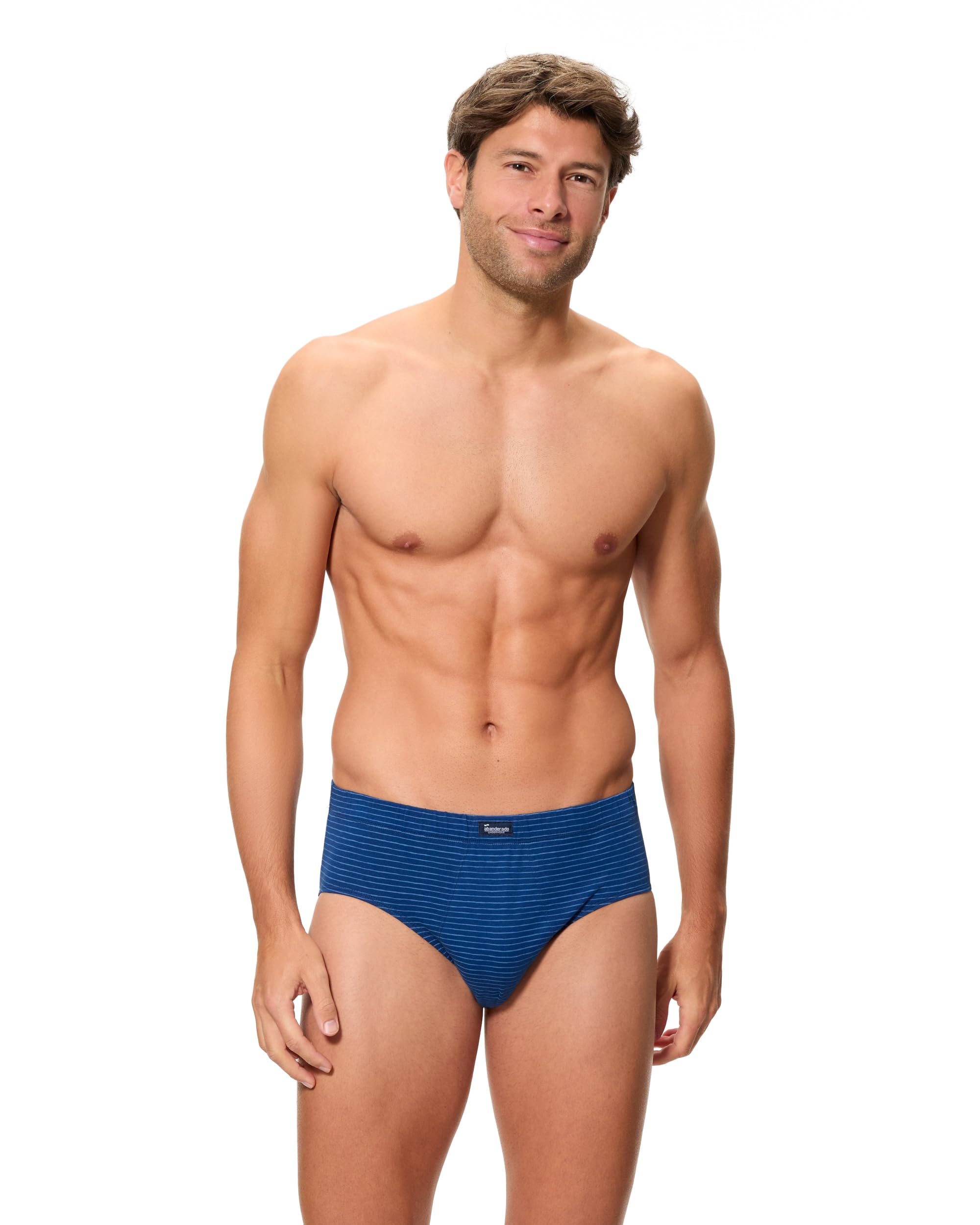 Abanderado Slip semicorto Línea Original Estampados Hombre x3