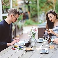 Vista 7 de Unidades flash USB de 16 GB, memoria USB, diseño giratorio de pulgar, Memory Stick con luz LED para almacenamiento externo y datos de respaldo