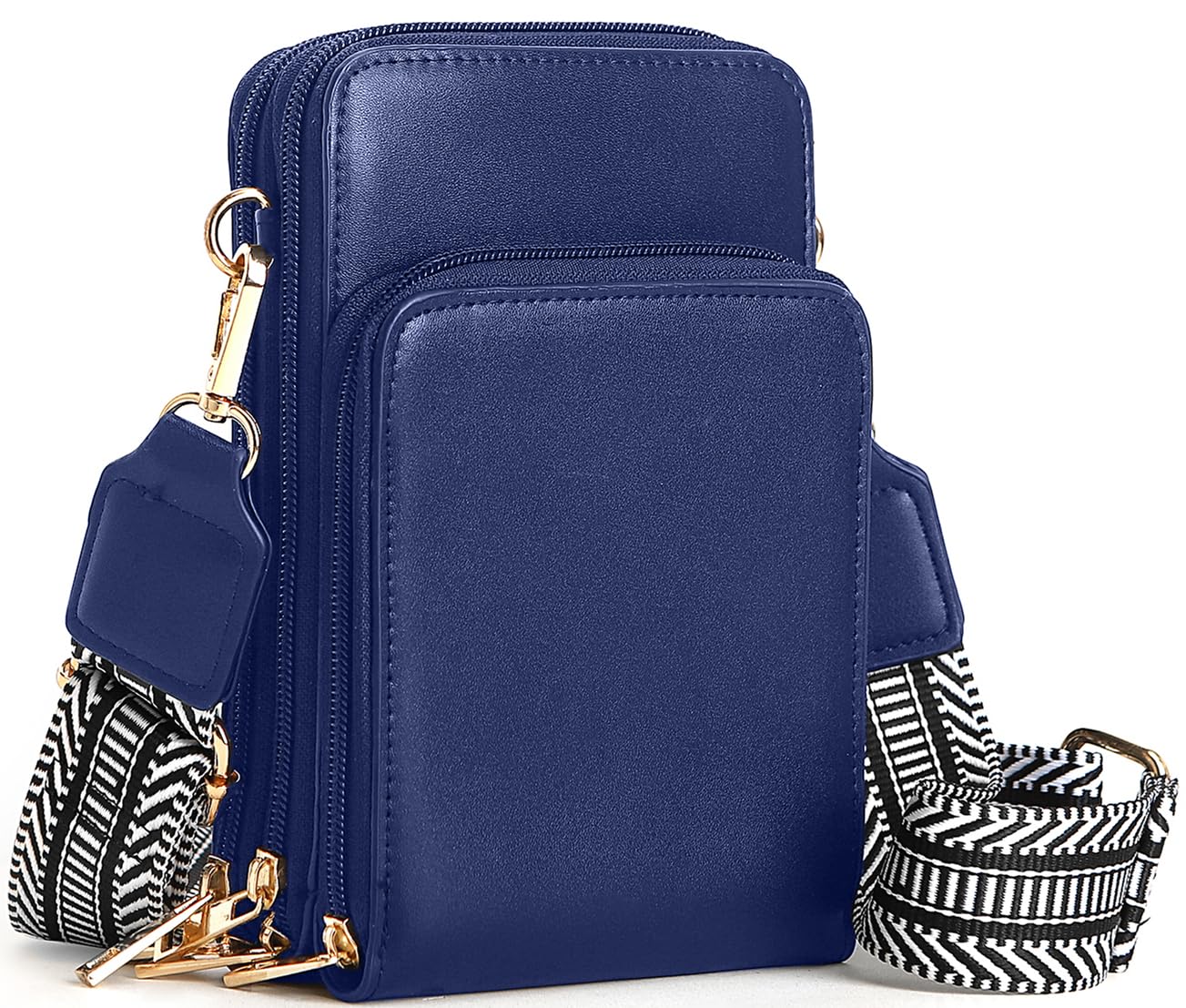 Borivilla Crossbody Cellphone Purse Women Touch Screen Bag RFID Blocking Wallet Handbag Shoulder Strap