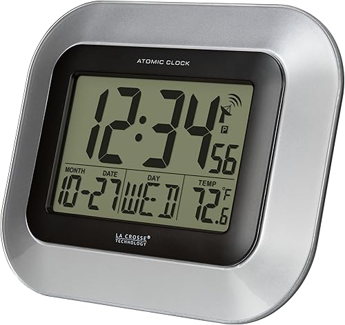 Miniatura 4 de La Crosse Technology WT-8005U 9pulgadas Reloj atómico digital de pared