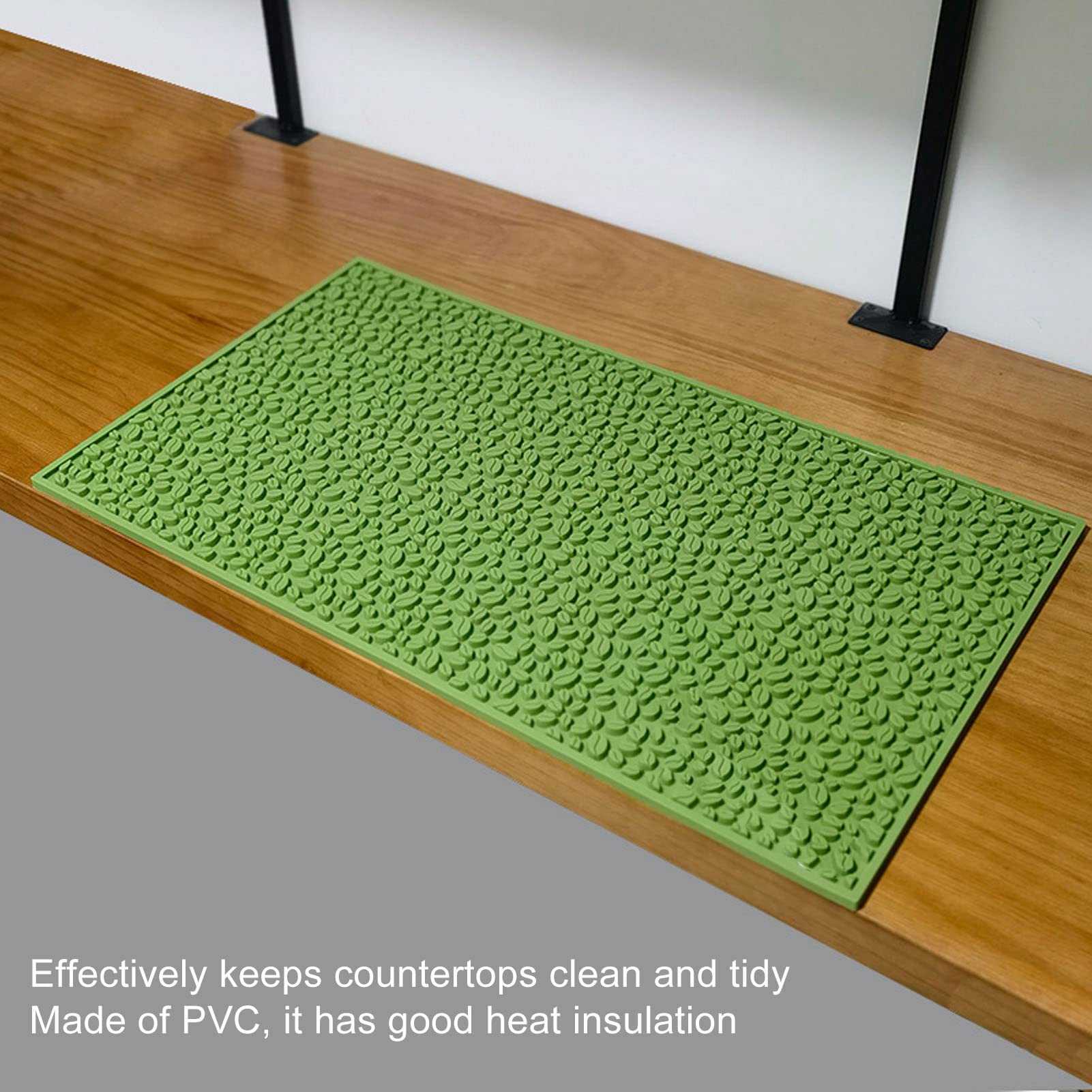 Tapis de Bar Vomeko, Tapis de comptoir pour café à Domicile, Tapis de Service en PVC antidérapant, isolé, Lavable au Lave-Vaisselle, résistant à la Chaleur et inodore pour café à (;)