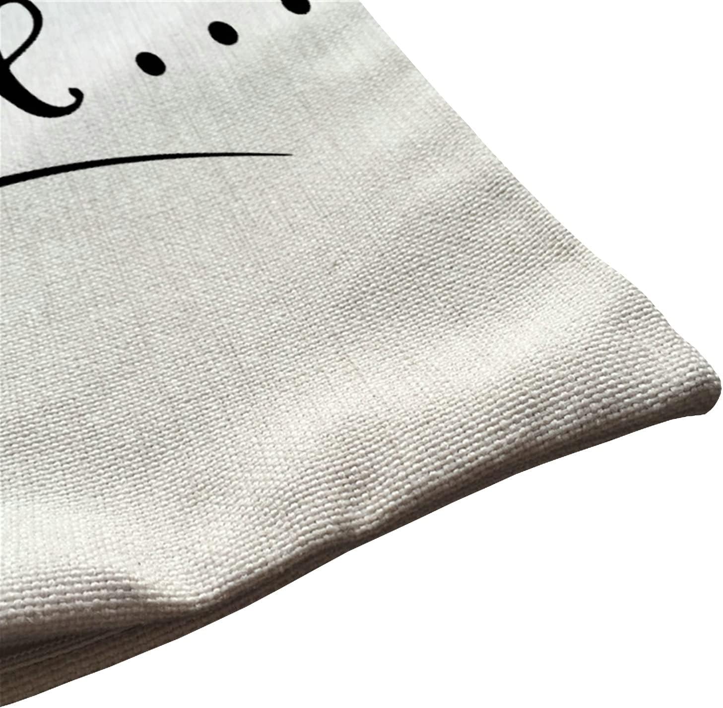 Solekla Farmhouse Pillow Covers with Just Breathe Quotes 12" x 20" Lumbar Pillow Covers Home Decorative Cotton Linen Cushion Case for Sofa Couch Housewarming Family Room Décor - Image 5