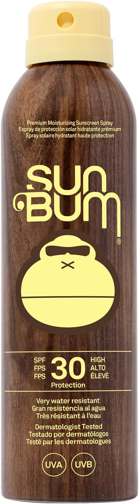 Sun Bum Original SPF 30 Sun Cream Spray, Moisturizing Sunscreen with Vitamin ...