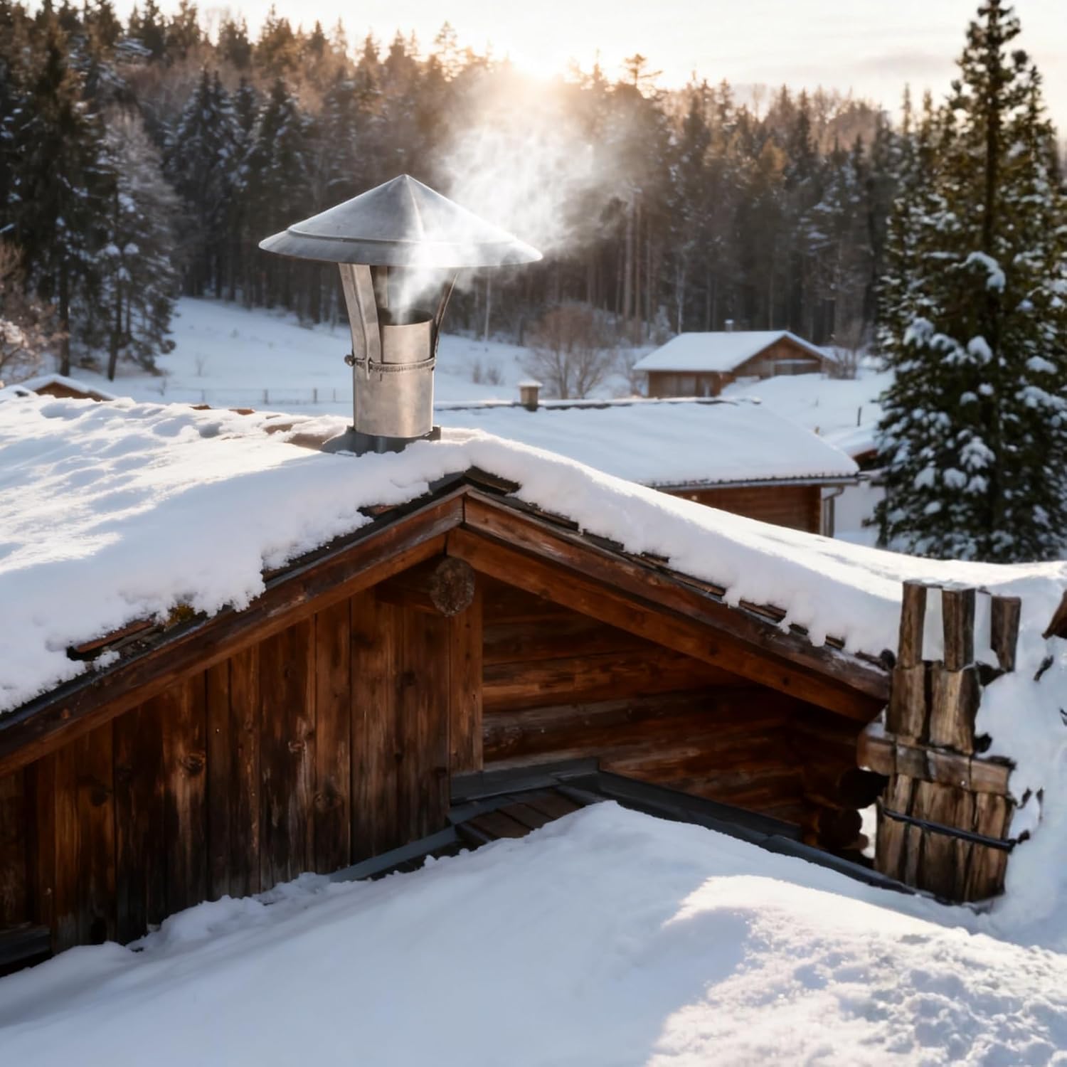 Fireplace Chimney Cowl Cap, 80/100/120/130/150/200mm Adjustable Stove Caps Hood Cover, Duct Pipe Rain(60mm/2.36in)