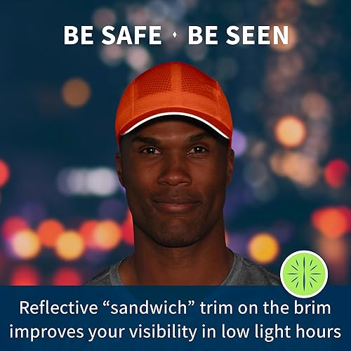 Miniatura 4 de TrailHeads - Gorra de rendimiento para correr para hombres - ligera, de secado rápido, para entrenamiento - Gorra deportiva atlética para tenis