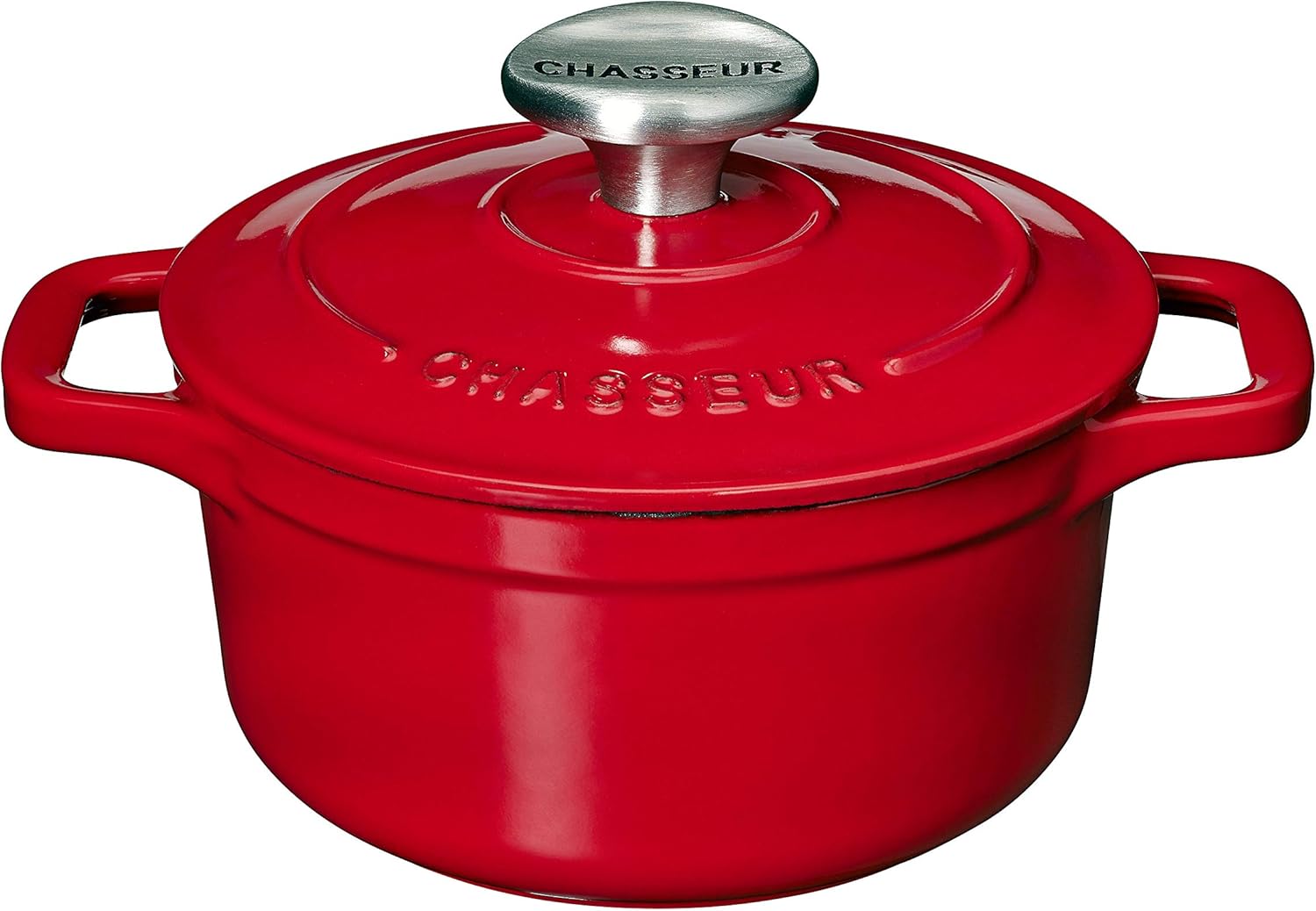 Chasseur Round Enamel Cast Iron Dutch Oven 3 Quart with Lid