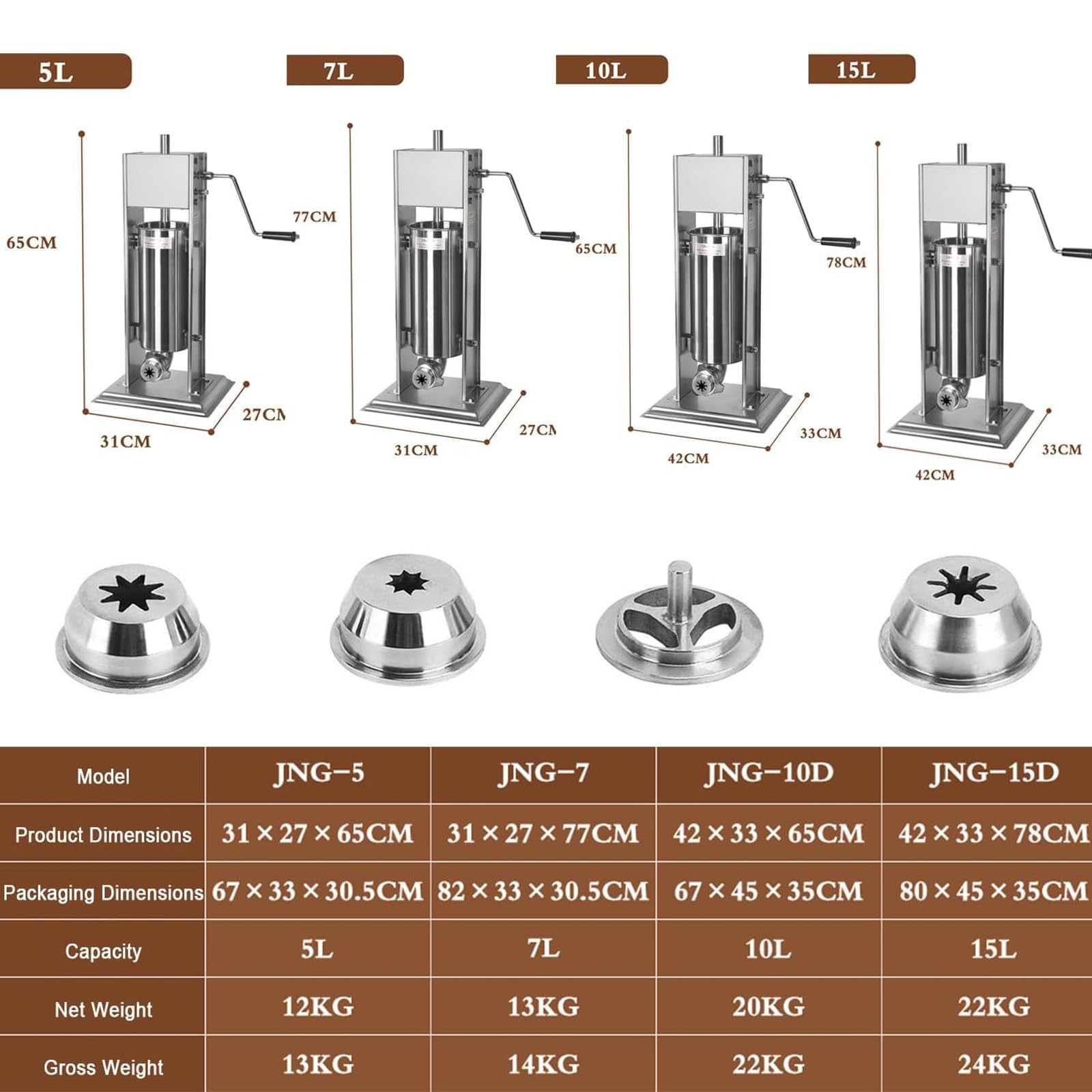 Churro Maker macchina con ugelli multipli per ristoranti, panetterie, caffetterie – Attrezzatura da dessert di qualità commerciale