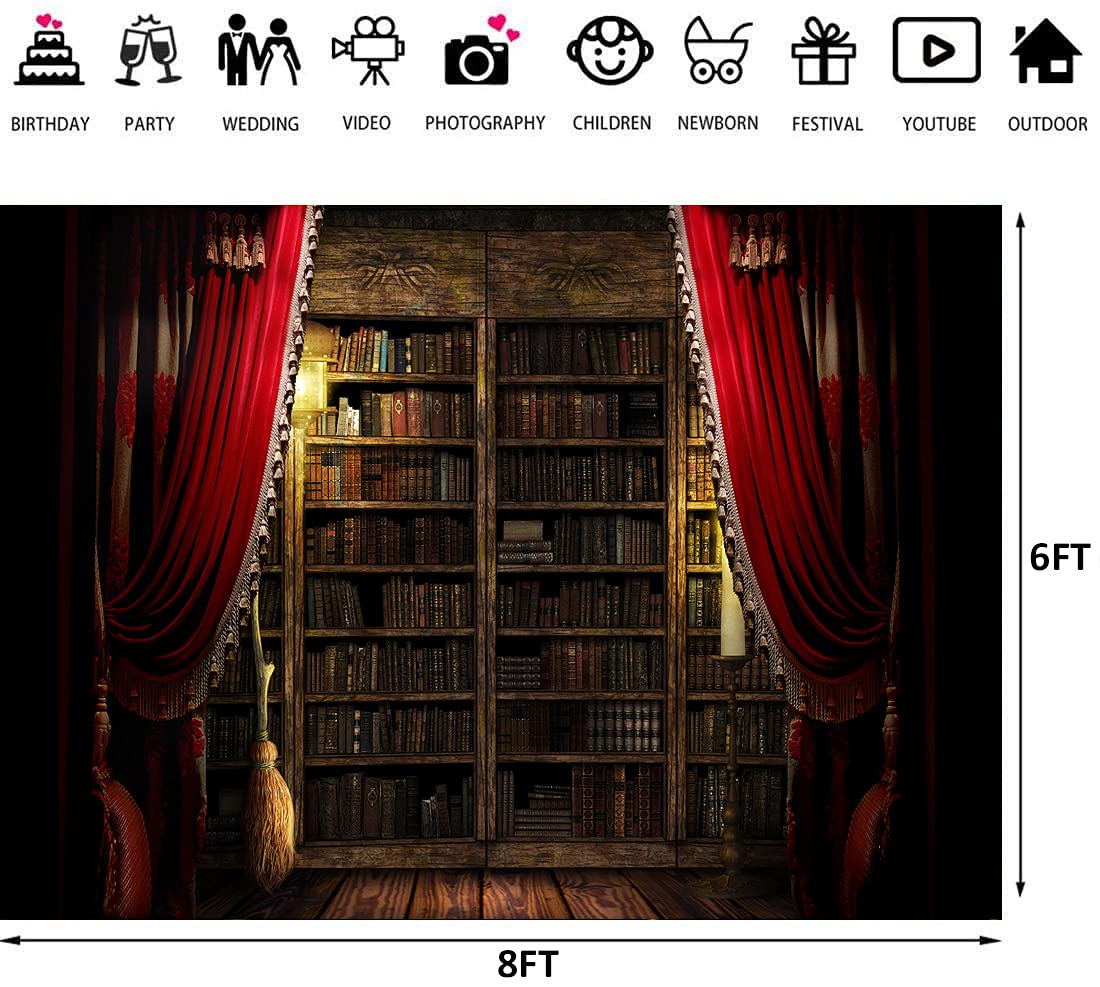 CORFOTO Fondo Halloween 12x8ft: Crea Un Escenario Terrorífico Con Huellas Sangrientas En Tu Fiesta
