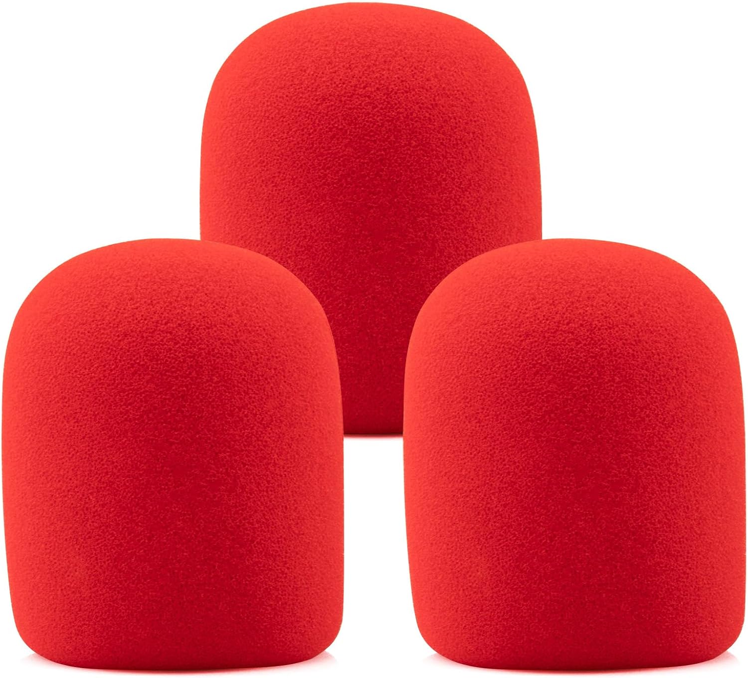LEFXMOPHY SM57 Windscreen for Shure SM57 / 545 / Beta SM57A Series Mics Pop Filter Replacement for A2WS Microphone Spongue Windscreen 3-Pack Red Foam Cover LEFXMOPHY SM57 Windscreen for Shure SM57 / 545 / Beta SM57A Series Mics Pop Filter Replacement for A2WS Microphone Spongue Windscreen 3-Pack Red Foam Cover