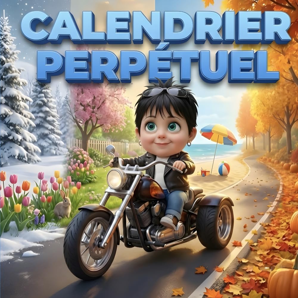 Calendrier Perpétuel Illustré: Édition Intemporelle