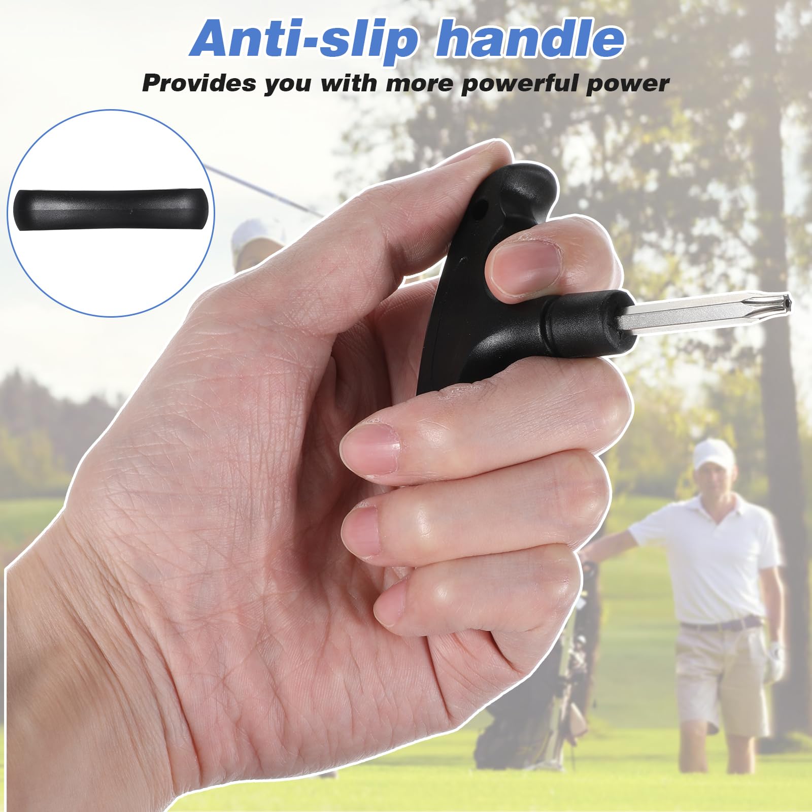 Teaaha Driver Schlüssel Golf, Verstellbares Golfwerkzeug Mit Kunststoffgriff, Golf Drehmomentschlüssel, Golf Schlüssel Driver, Driver Werkzeug Für Golf Schläger, Driver Tool, Golf-Treiberschlüssel