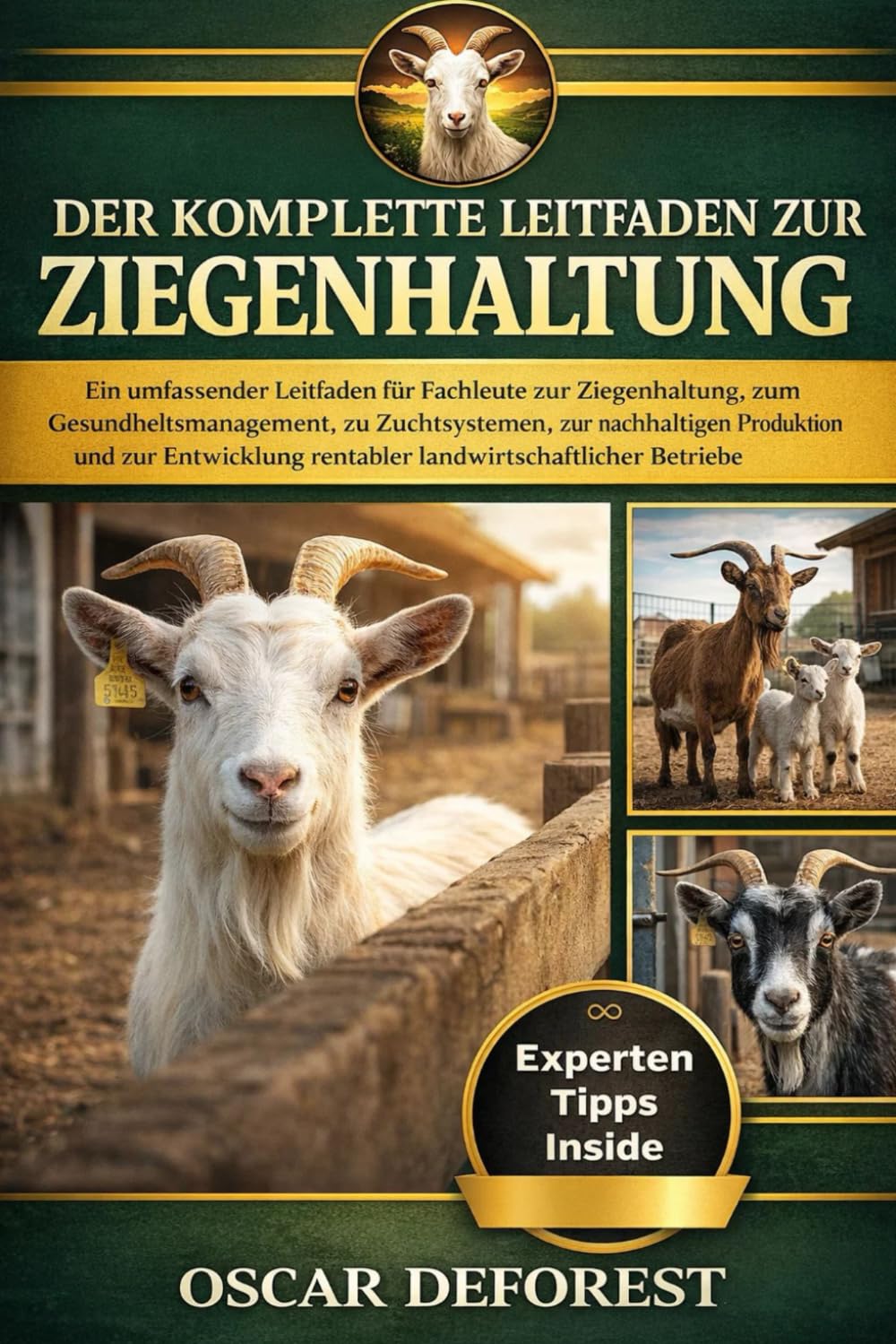 DER KOMPLETTE LEITFADEN ZUR ZIEGENHALTUNG: Ein umfassender Leitfaden für Fachleute zur Ziegenhaltung, zum Gesundheitsmanagement, zu Zuchtsystemen, zur ... rentabler landwirtschaftlicher Betriebe
