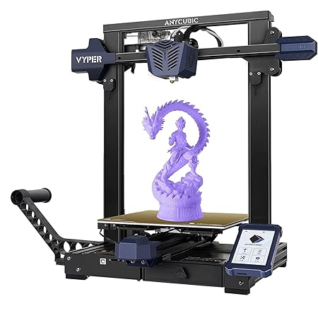 Amazon Anycubic Vyper 3dプリンター オートレベリング機能搭載 Pei印刷シート付き Tmc2209静音ドライバ搭載 Tpu Abs Pla Petg Wood対応 245 245 260mm 家庭 学校 事務所等向け 3dプリンタ本体 産業 研究開発用品 通販