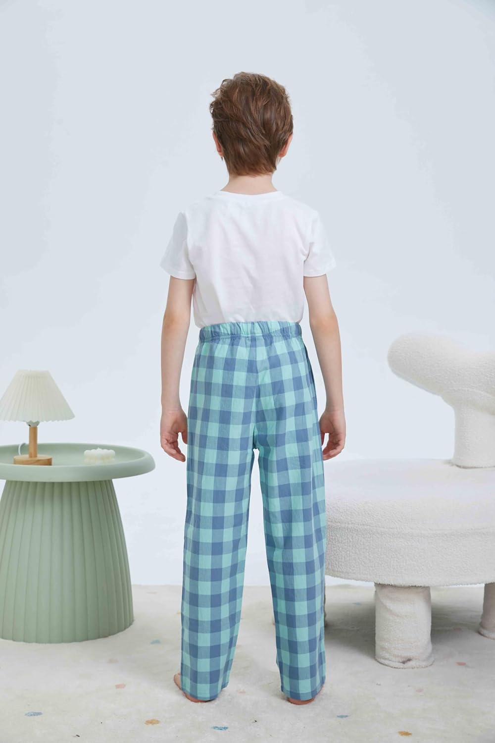 HiddenValor Boys Long Pajama Pants Lightweight Woven Cotton Bottom Lounge Pants with Pockets - Image 8