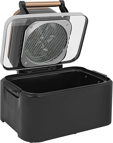 Miniatura 6 de Freidora de aire grande 6 en 1 de 12.68 cuartos de galón, freidora eléctrica multifuncional para encimera de 1700 W con ventana de visualización