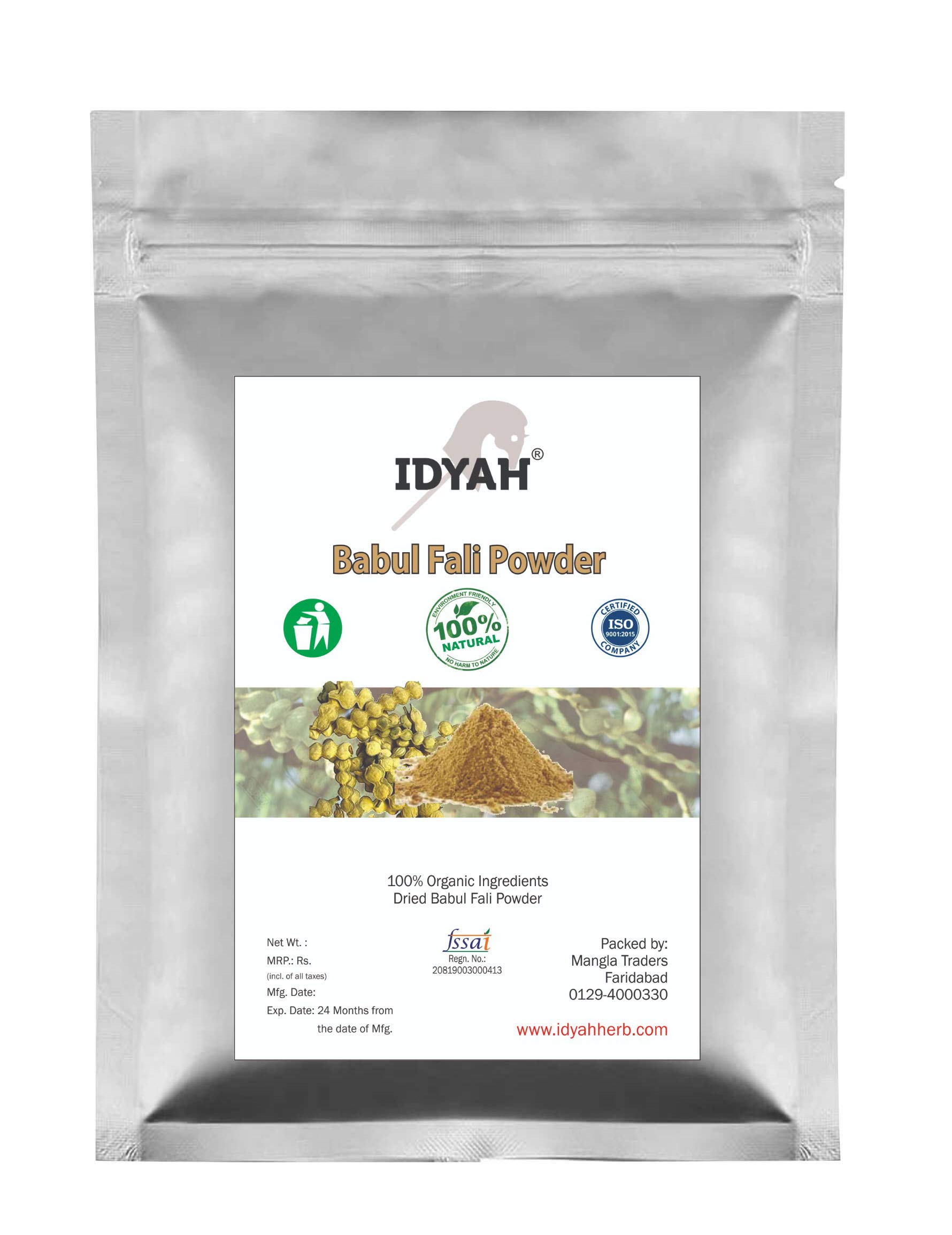 Idyah Natural Babool Phali Powder/Kikar Phali Powder {Acacia Nilotica} - {1Kilogram }