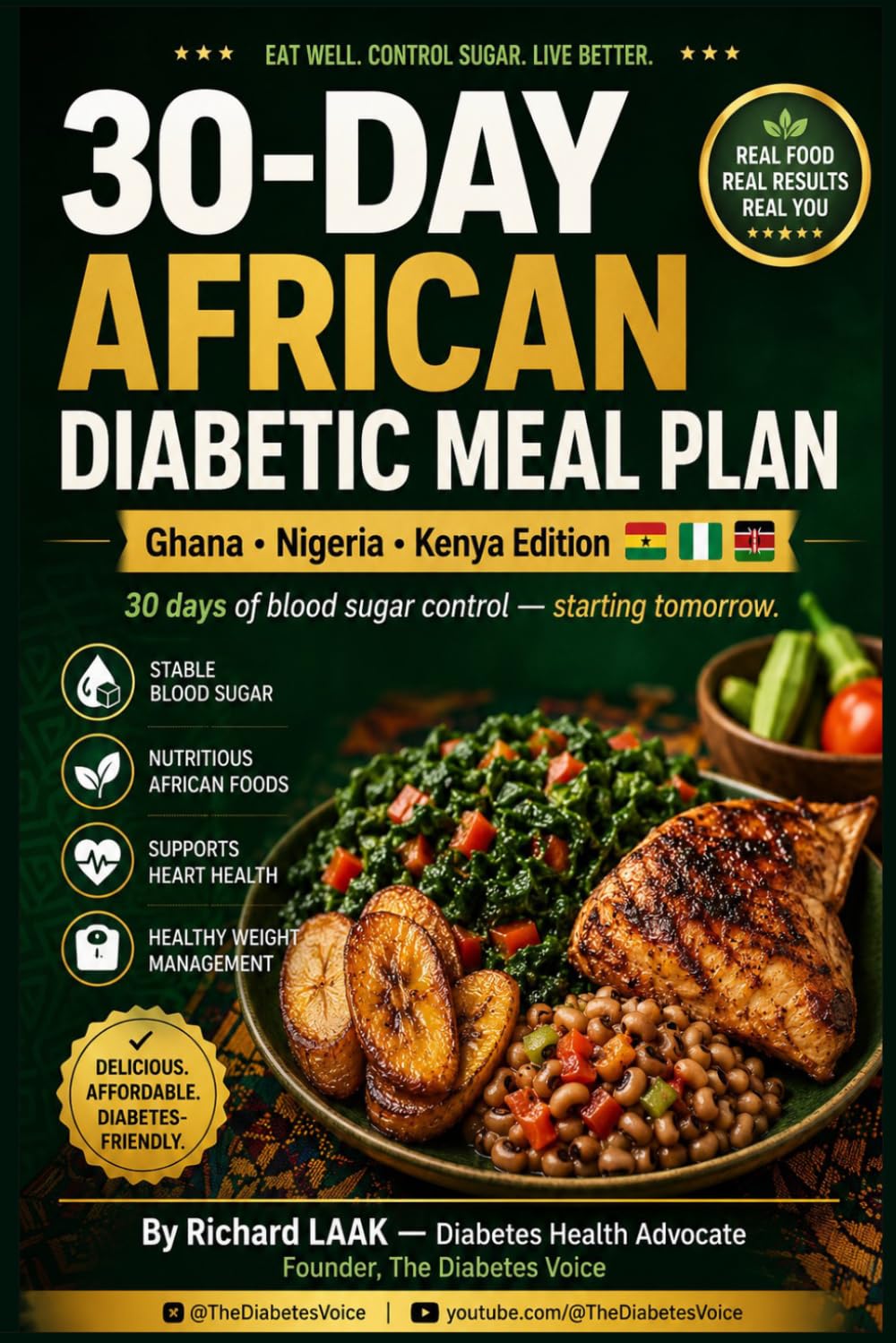 30-Day African Diabetic Meal Plan — Ghana, Nigeria, Kenya & Francophone Africa Edition