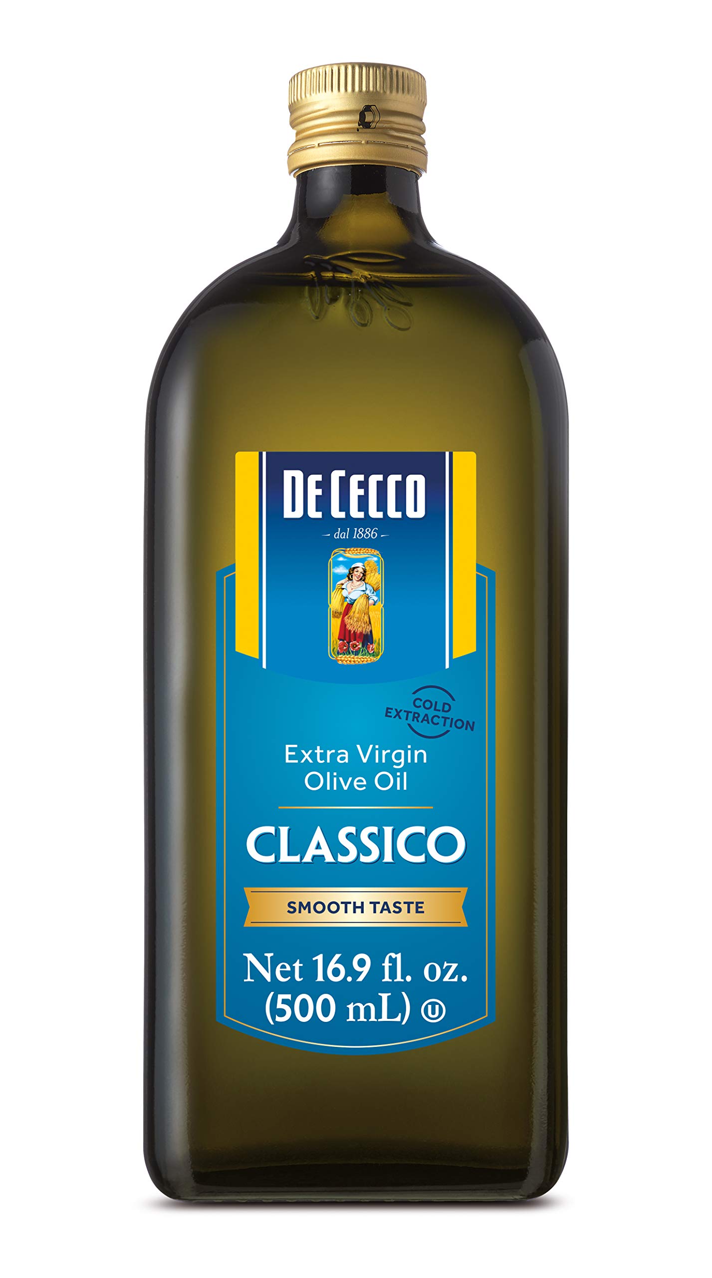 De Cecco Extra Virgin Olive Oil, Classico, 16.9 Fl Oz