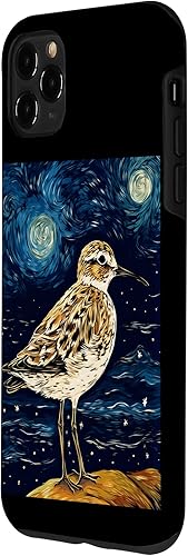 Miniatura 2 de Funda para iPhone 11 Pro Max Sandpiper Starry Night Painting Hombres Mujeres Niños