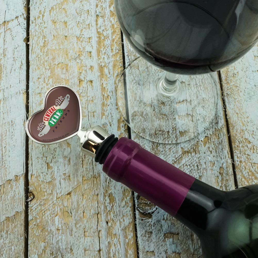 Friends Central Perk Logo Heart Love Wine Bottle Stopper