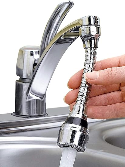 INDOROX Sink Faucet Sprayer Attachment 360 Rotatable Kitchen Tap Head Replacement,Anti-Splash Faucet Nozzle Head with Hose and Universal Connector