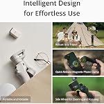 DJI Osmo Mobile 6 Gimbal Stabilizer for Smartphones, 3-Axis Phone Gimbal, Built-in Extension Rod, Object Tracking, Portable and Foldable, Vlogging Stabilizer, YouTube TikTok, Slate Gray