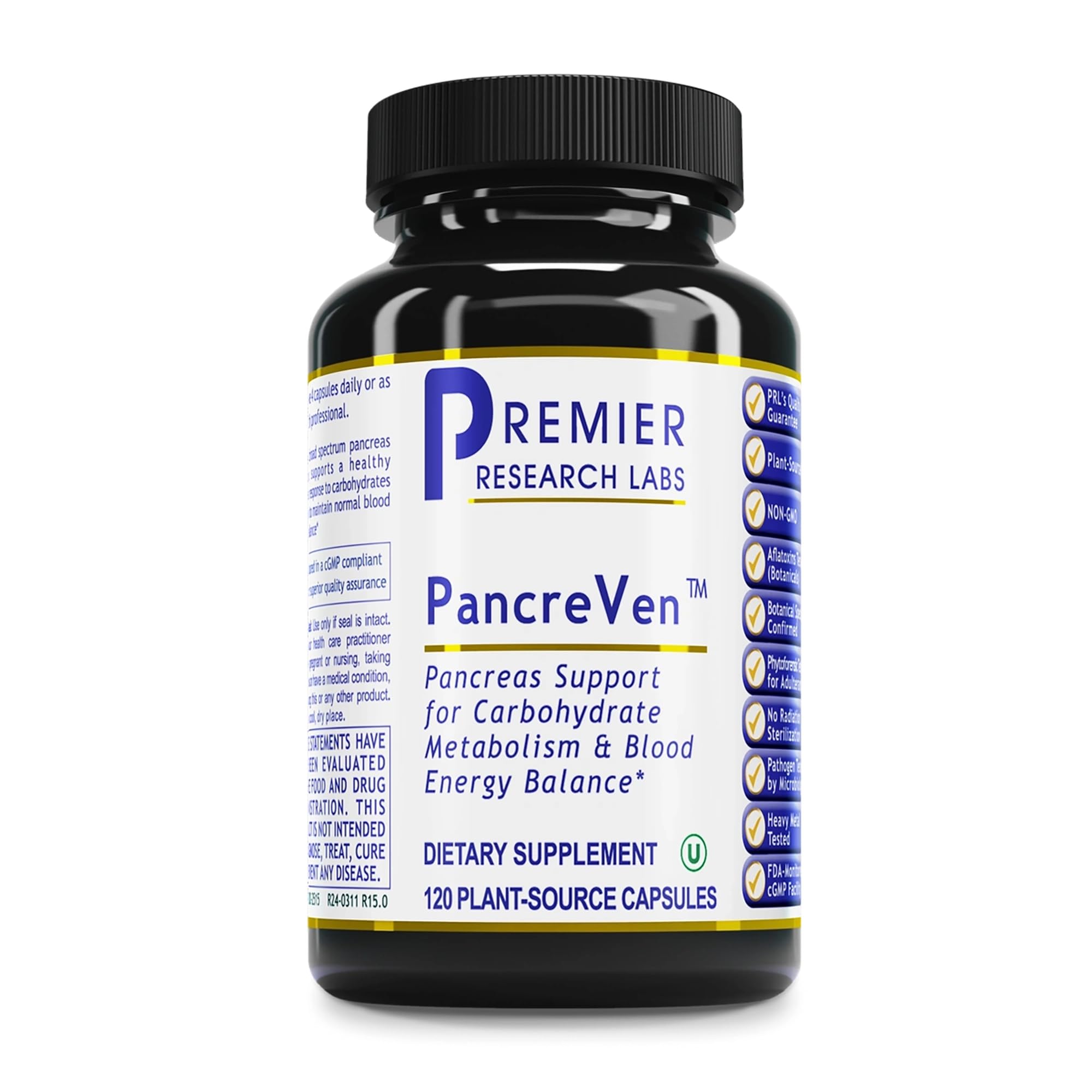 Premier Research Labs PancreVen - 120 Vegetarian Capsules