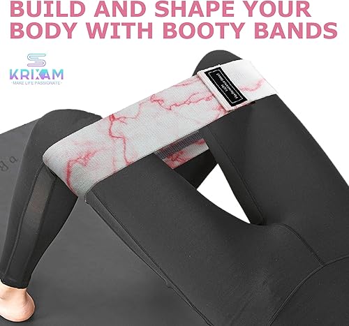 Miniatura 6 de Bandas para glúteos, bandas de cadera de 3 niveles, bandas de poliéster, algodón y látex, bandas de entrenamiento de seda, bandas de resistencia