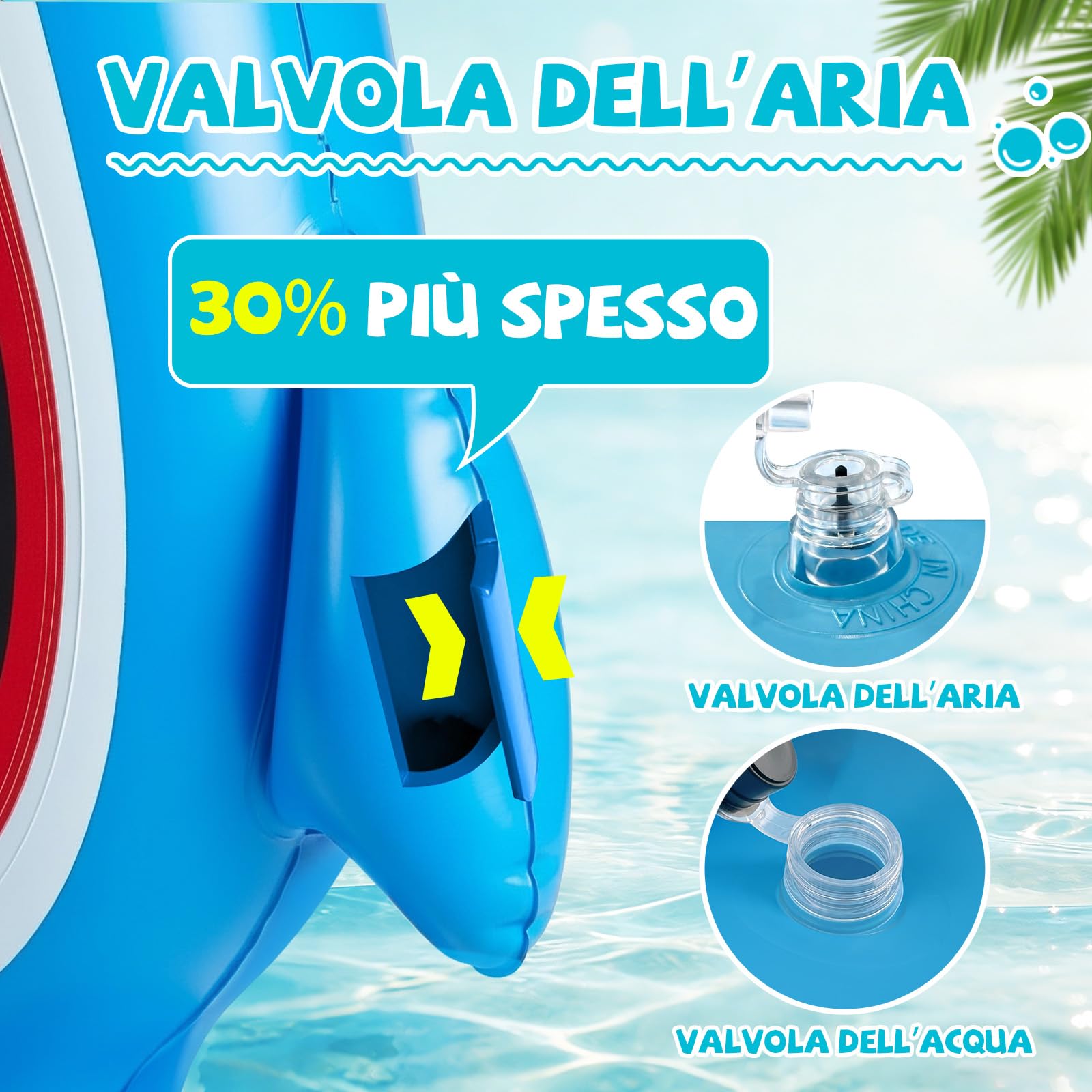 Gioco Gonfiabile Bersaglio, Bersaglio Freccette Gonfiabile - 10 Palline Velcro, Giochi Piscina Bambini Adulti, Gioco Lancio Bersaglio Famiglia Giardino Spiaggia