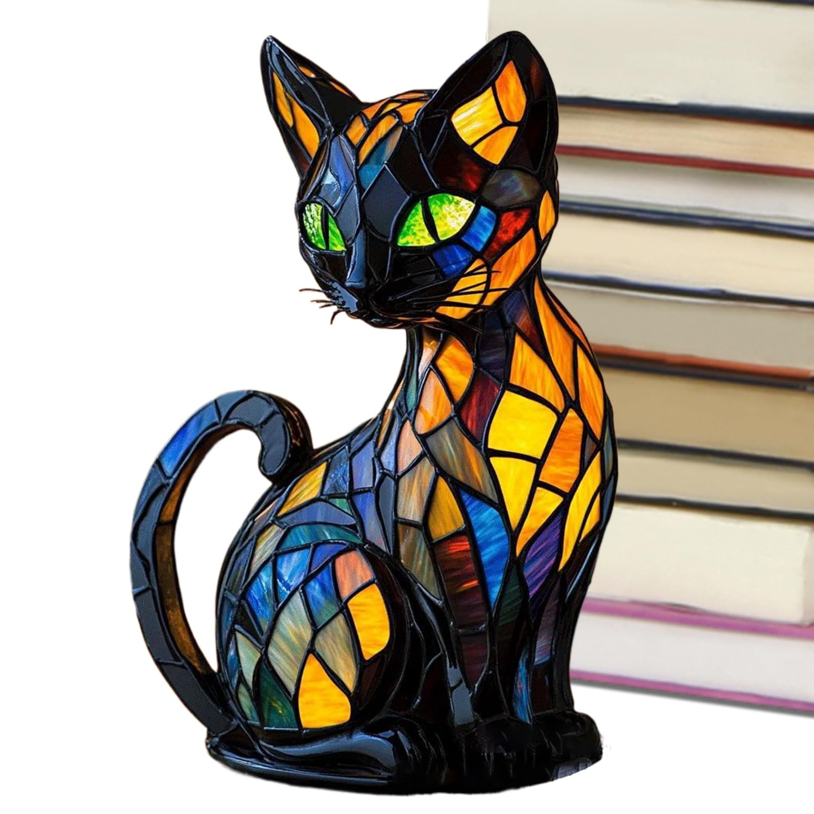 Animal Table Lamp | Bedside Lamp Dimmable Led Table Lamp | LED Animal Bedside Table Lamp | Handmade Resin Sculpture Lamp Colorful Night Lighting for Nursery Bedroom Home Offices