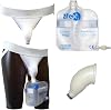 Afex Active Core Kit - Incontinence Management for Men - High-Performance Alternative to Full Briefs - Includes 500ml 400B Bag - High Style Receptacle - XXL Waist Size 44”-46”