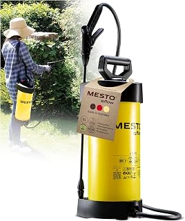 Mesto e.flow e.Flori Akku-Drucksprühgerät 5L | Akku Drucksprüher 1,4 bar | Akku Sprühgerät | Pumsprühflasche für Haus & Garten | Drucksprüher elektrisch | Pflanzensprüher | Gartenspritze & Unkrautspri