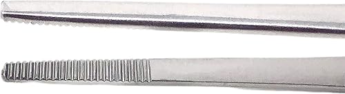 Miniatura 3 de Scientific Labwares Pinzas de laboratorio de aplicación general de acero inoxidable con puntas rectas anchas y fuertes (12 pulgadas (11.811in))