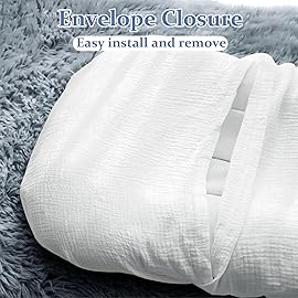 Muslin Baby Lounger Cover Soft Organic Cotton Slipcover Fits Newborn Lounger for Baby Boys and Girls (White)