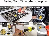 Vista 4 de 5 Pack Drill Brush Attachment Set, 1/4in Power Scrubber Cleaning Brushes for Tubs, Bathroom, Tile, Grout, Carpet, Car Wheels, Kitchen etc Surface