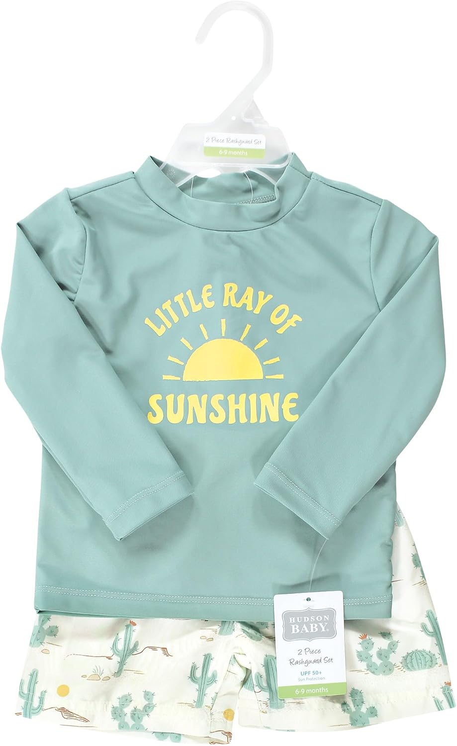 Hudson Baby Baby-Girls Swim Rashguard Set image 2