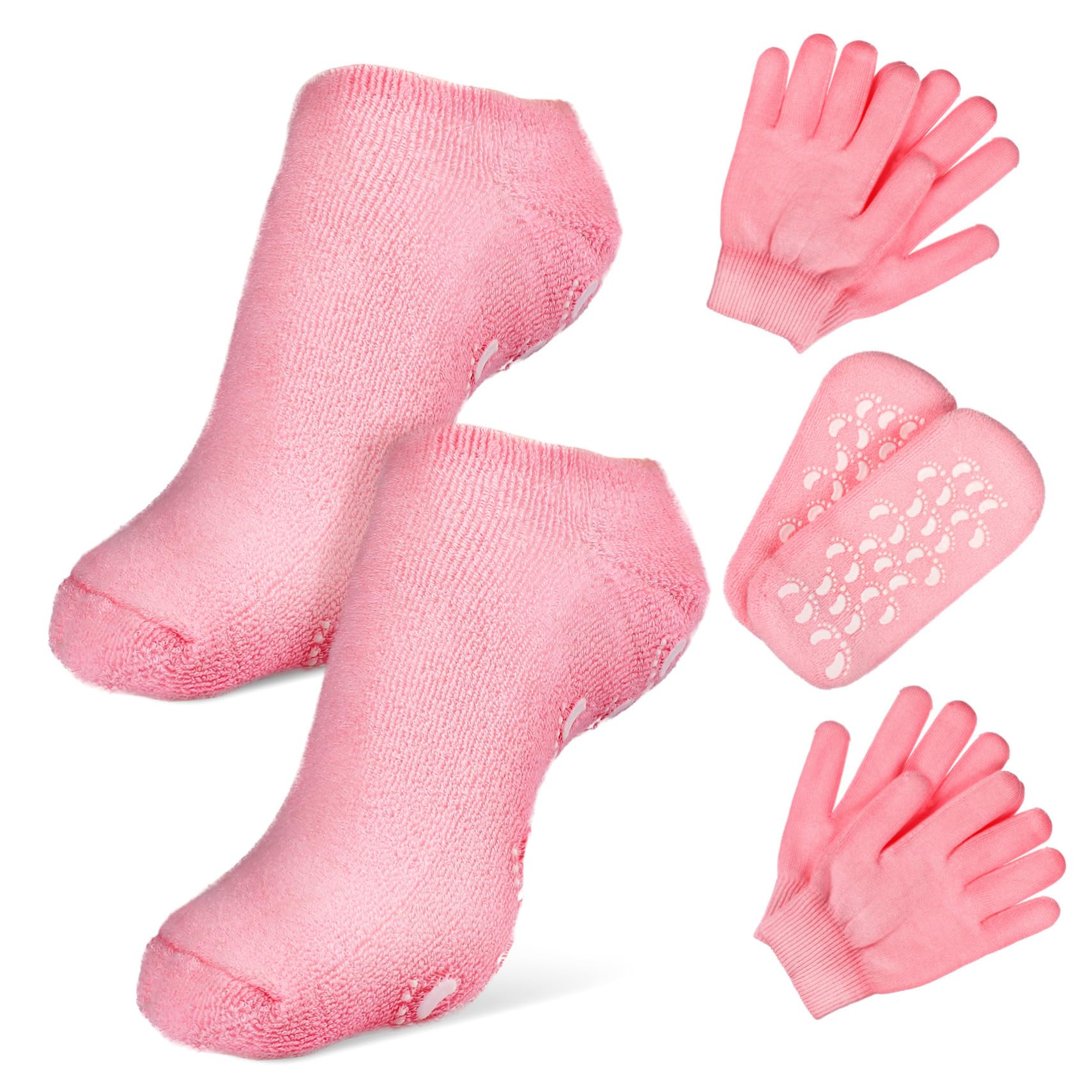 VICASKY Hydrating Socks Gloves Women's Moisturizing Therapy Set Full Coverage Care