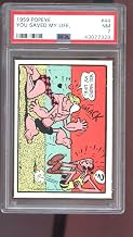 1959 Popeye #44 You Saved My Life PSA 7 Graded Card NM Ad-Trix King Features - Unsigned Basketball Cards