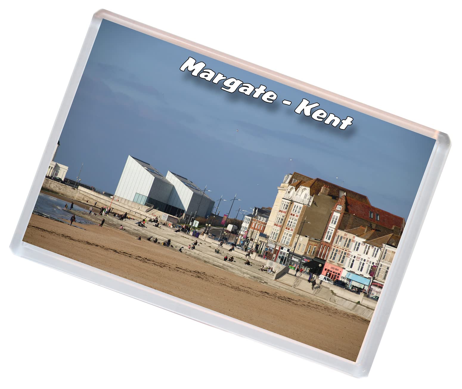 Baked Bean Store Multicolor Margate - Kent - 96 X 67Mm Jumbo Fridge Magnet/Magnets Bbsfhm651