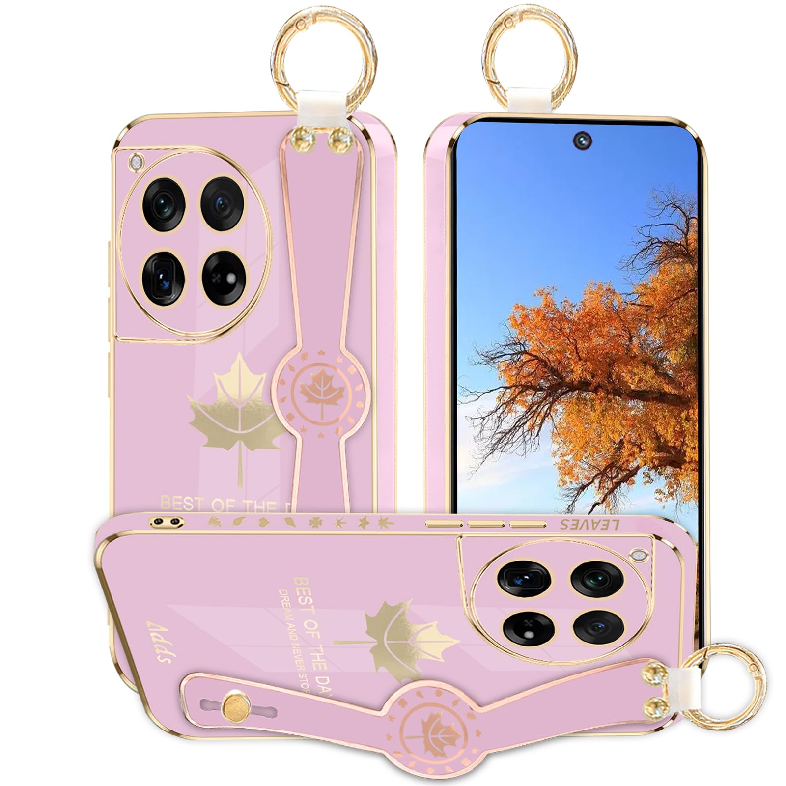 Coque OnePlus 12 avec bague anti chute pour protéger des chocs