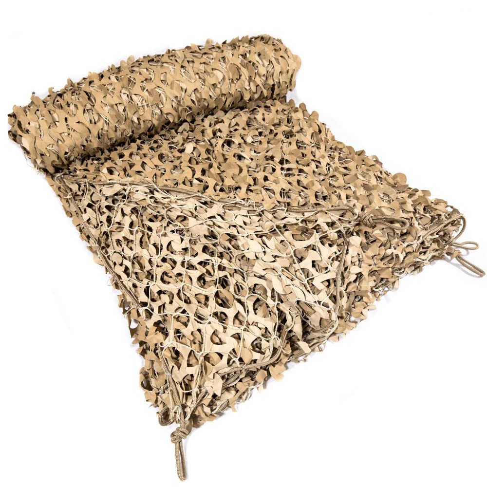 CamoSystems Premium Series Camouflage Military Net with Mesh Netting Attached