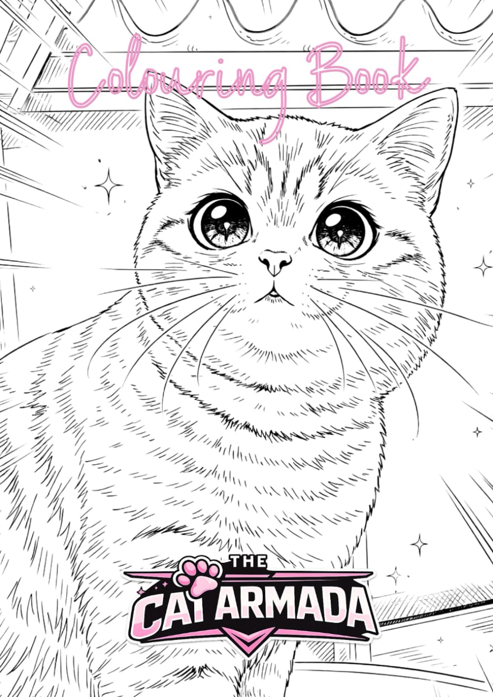 The Cat Armada Colouring Book: Single‑sided cat colouring pages for all ages