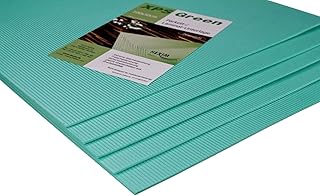 HEXIM Trittschalldämmung - exzellente Schall- und Wärmedämmung für Parkett- und Laminatböden - XPS Green, 100x50cm pro Platte (3mm, 10 Quadratmeter)