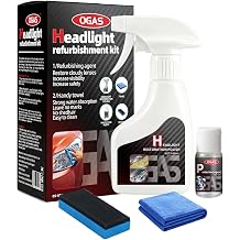Headlight Restoration Kit, Car Headlight Cleaner & Polish, Oxidation & Yellowing Remover, DIY Coating Solution, 6 fl. oz