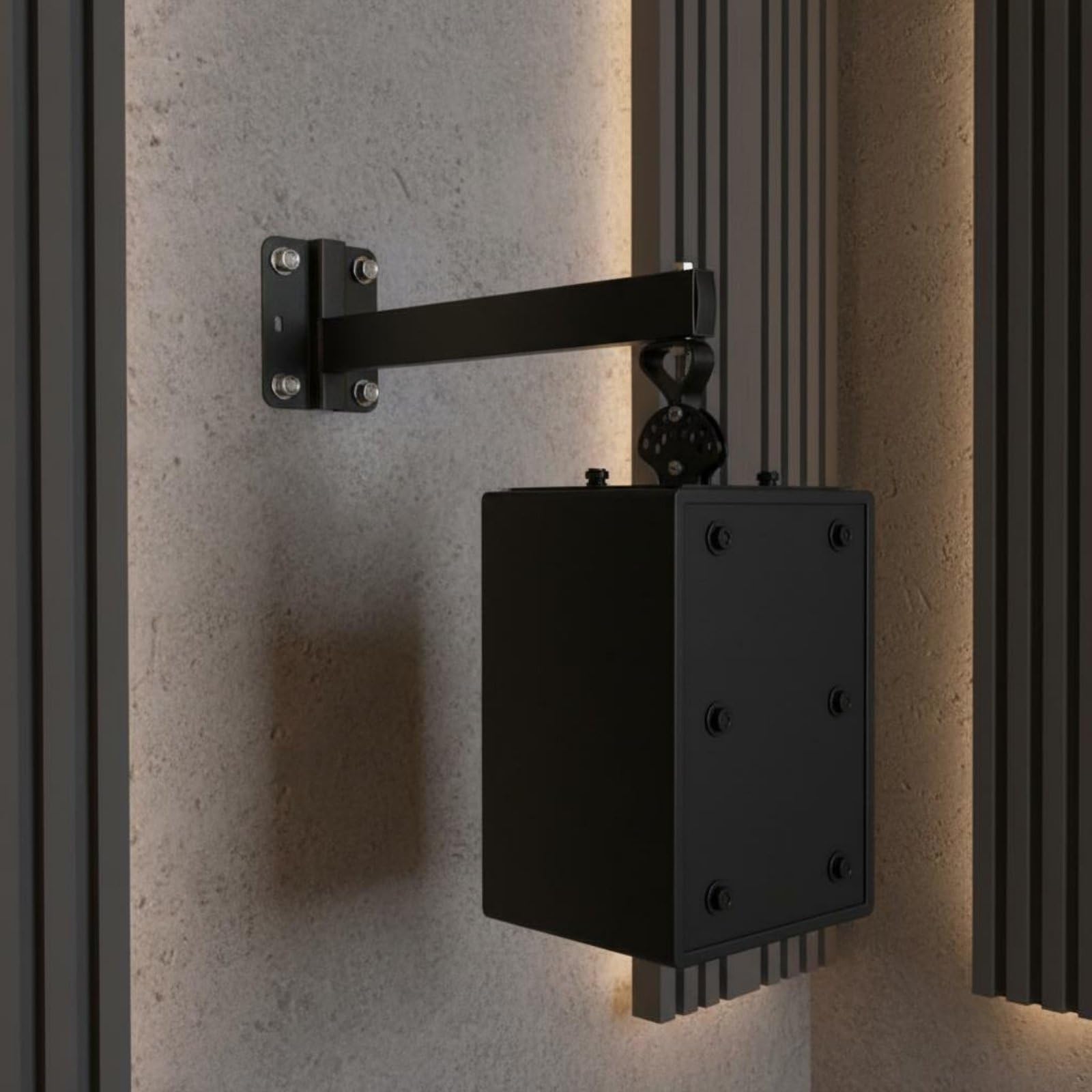 Soporte Bafle Orientable Colgador Altavoces para Escenarios , Soporte De Altavoz 502D Modelo Estándar, Capacidad De Carga De Aproximadamente 40 Kg, Incluye Tornillos De Expansión