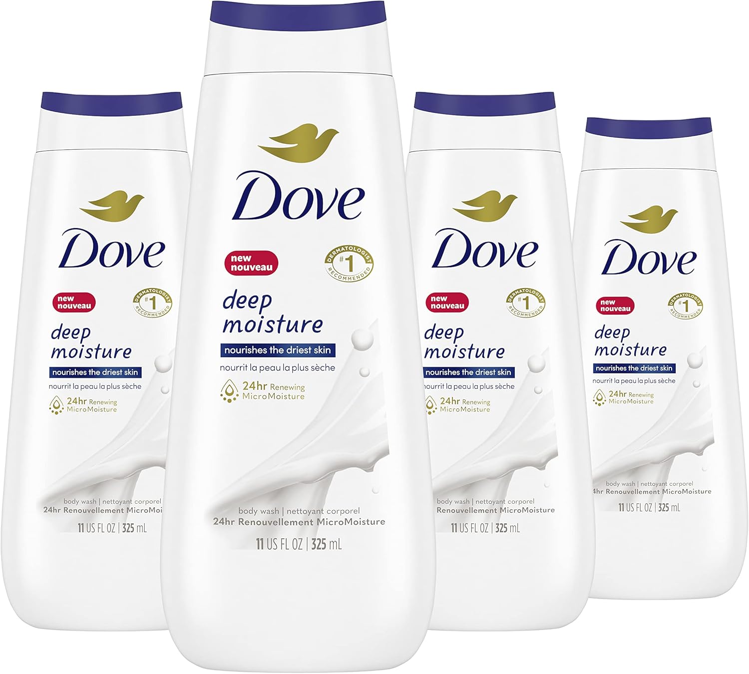 Dove Deep Moisture Body Wash for nourishing the driest skin gentle body