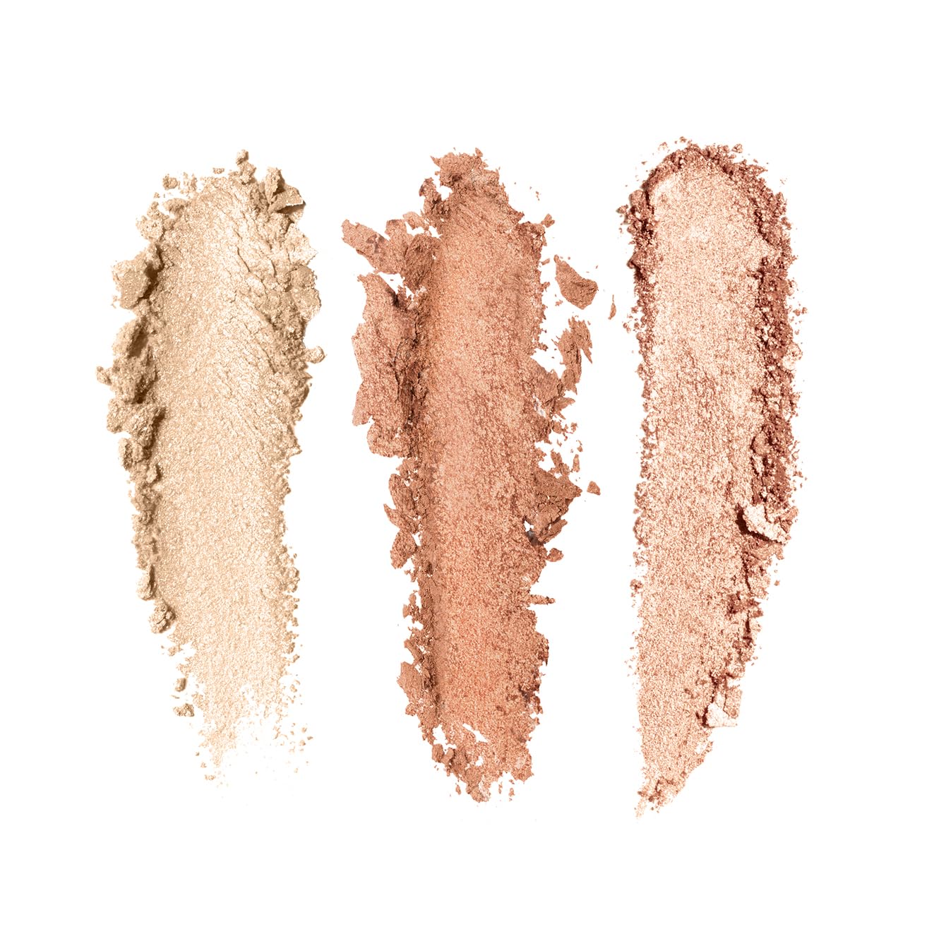 NEO MAKE UP Shine is Mine - Paleta Rozświetlaczy - 3 odcienie - ciepły brąz - szampański - złoty - Długotrwały Blask i Rozświetlenie