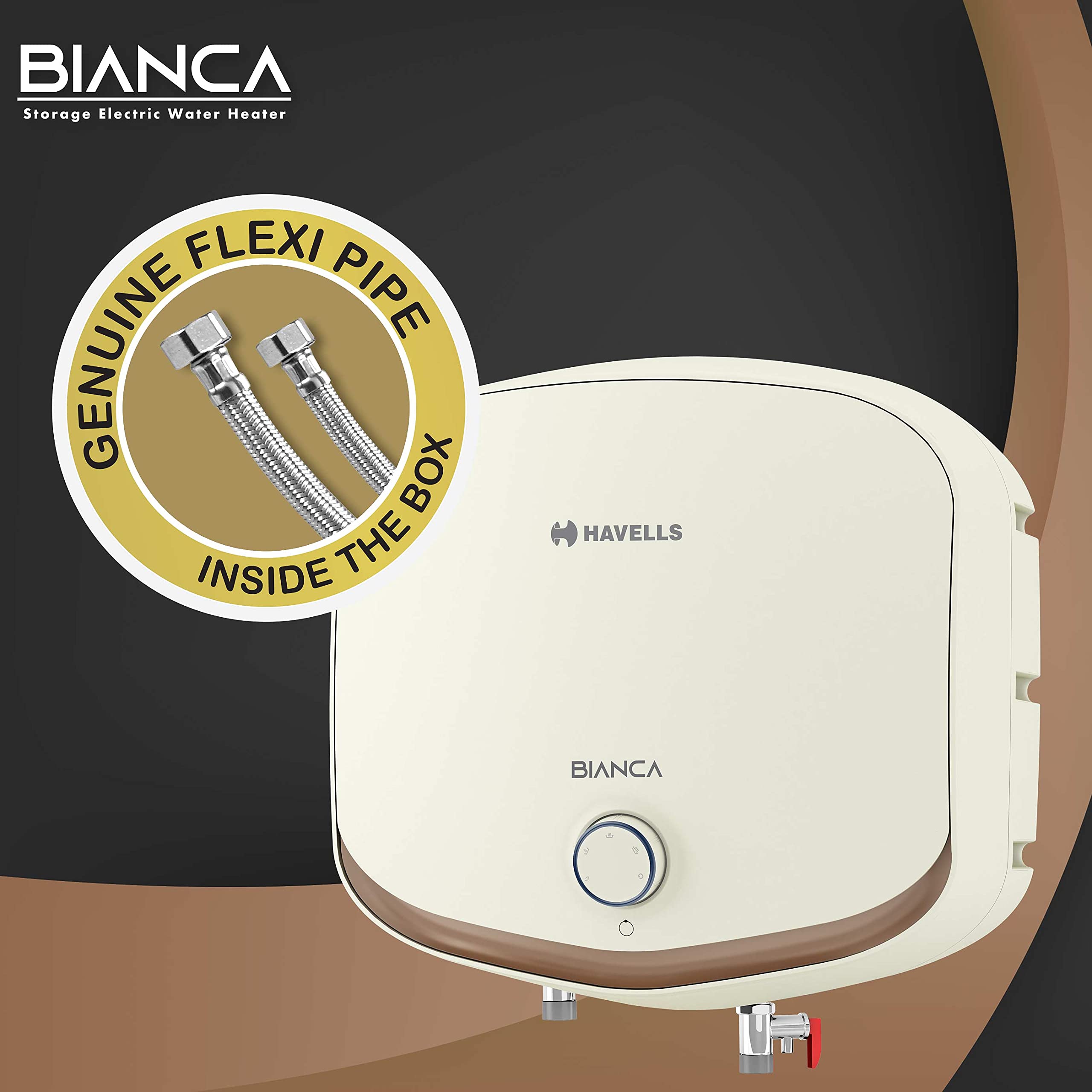 Buy Havells Bianca 15-Litre Vertical Storage Water Heater (Geyser) Ivory 5  Star Online at Low Prices in India - Amazon.in