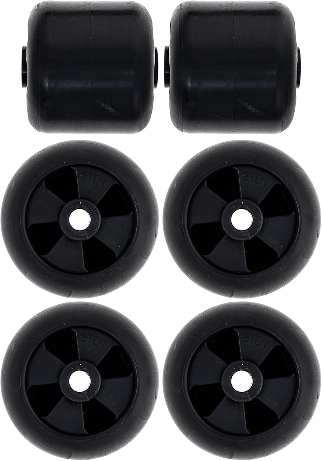 8TEN Deck Wheel Kit for John Deere Ztrak M655 M665 M653 717 727 AM116299 M115245 AM133602 M111489